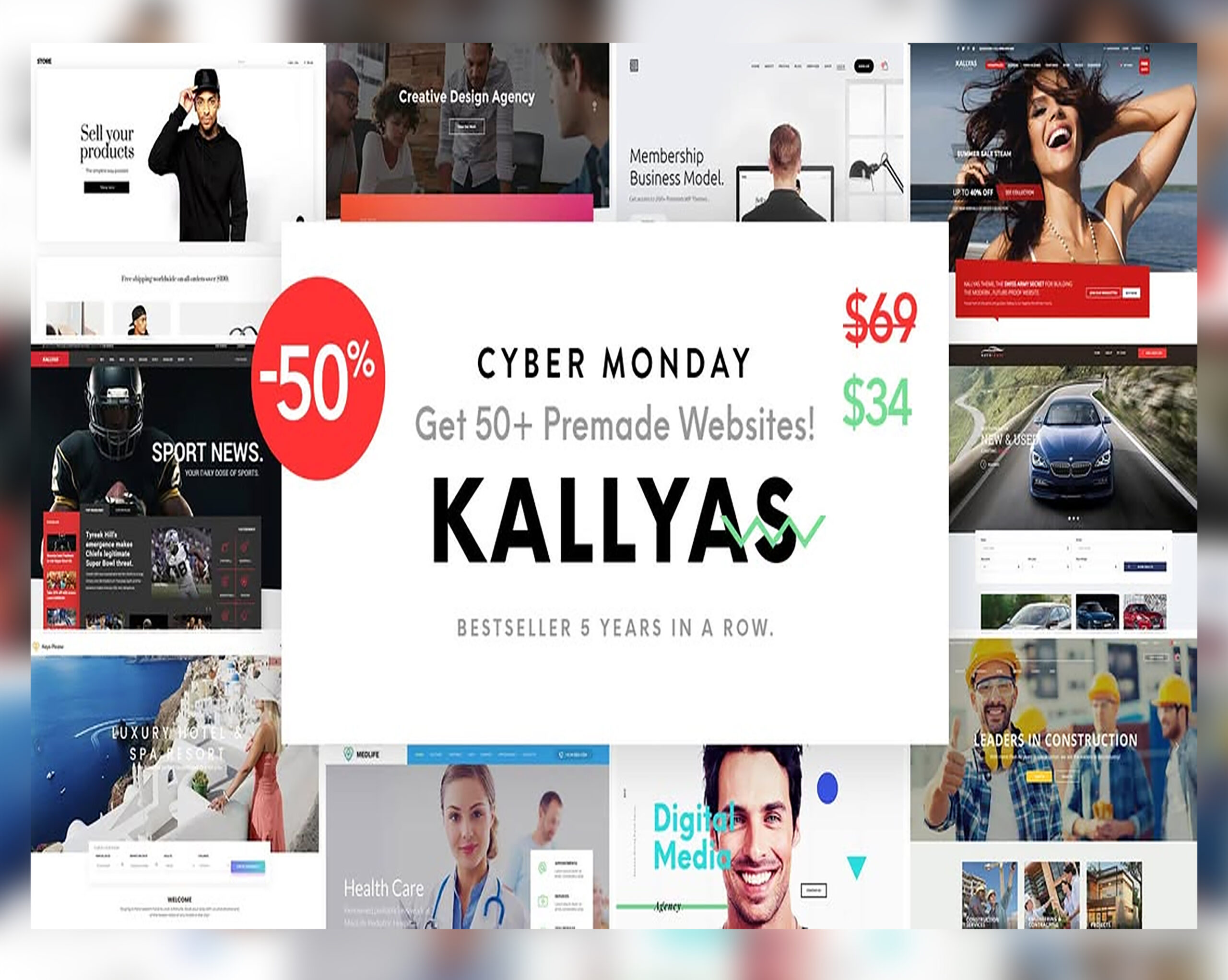 KALLYAS Theme – Creative eCommerce Multi-Purpose WordPress Websites